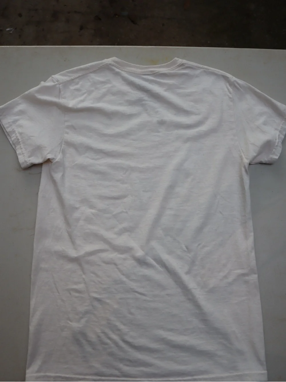 DOM White Tee with Multicolor Butterfly and Floral Graphic-S